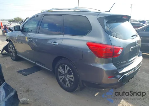 2017 Nissan Pathfinder Sl z USA, uszkodzony, nr VIN 5N1DR2MM7HC604179